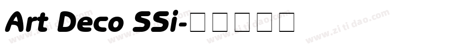 Art Deco SSi字体转换